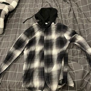 Pac-Sun Hoodie flannel shirt